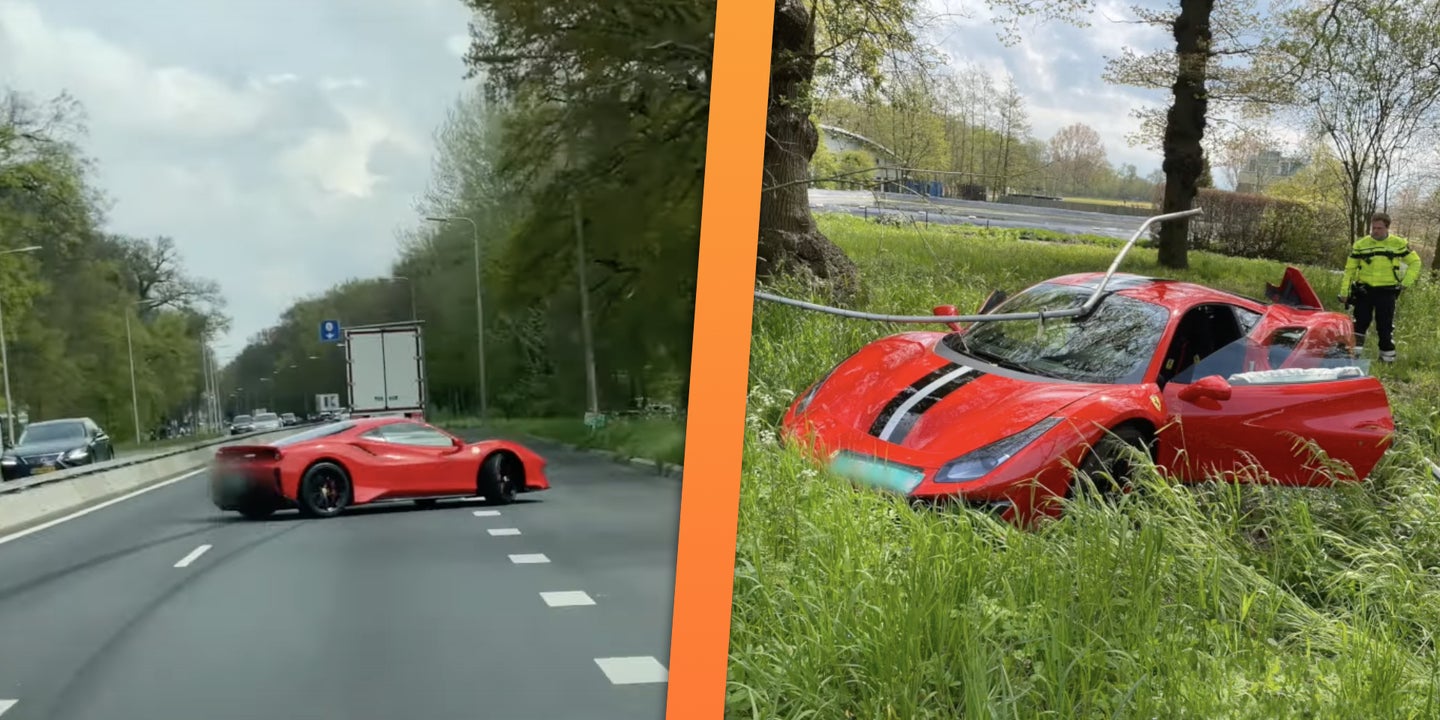 Embarrassing Ferrari 488 Pista Crash Is a Lesson on Knowing Your Limits