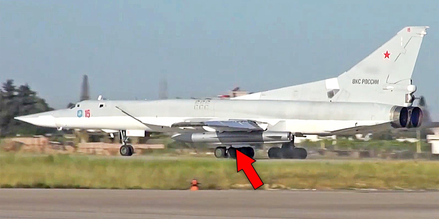 Right On Cue, Russian Tu-22M3 Bombers Now Flying From Syria Brandish Anti-Ship Missiles