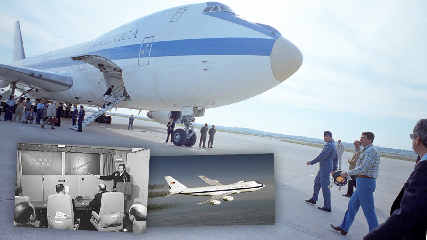 The History Of American Presidents Flying Aboard Doomsday Planes