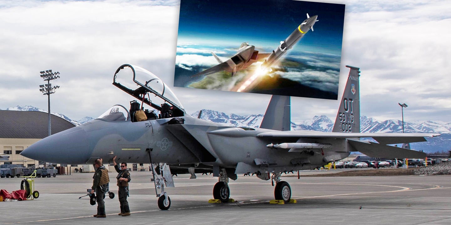 F-15EX To Carry New Oversized Air-To-Air Missile