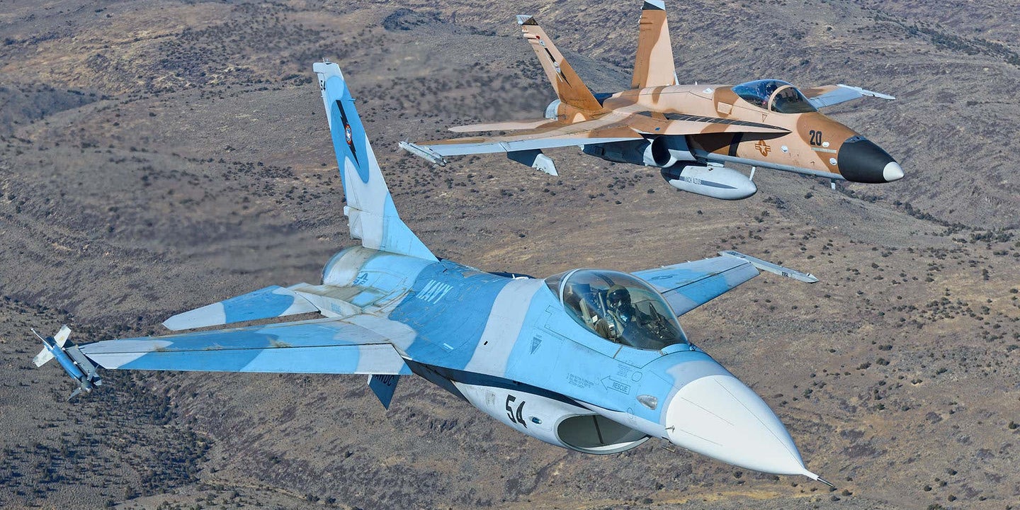 Surplus F-16 Vipers Eyed To Replace Navy Aggressor Squadron&#8217;s Legacy F/A-18 Hornets