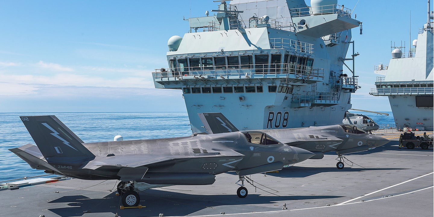 British F-35Bs Will Soon Fly Middle East Combat Missions From HMS Queen Elizabeth