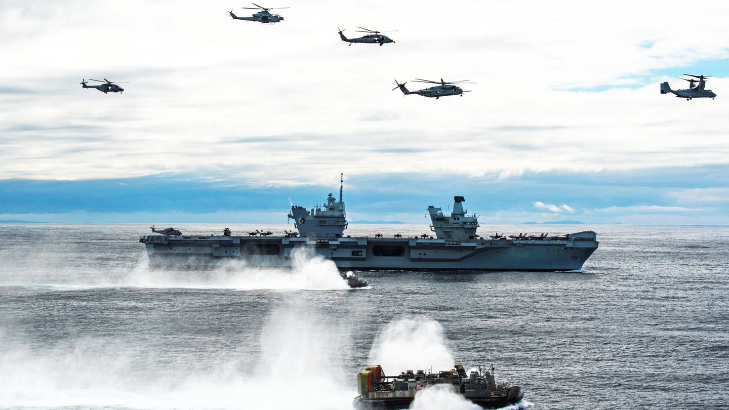 British Carrier Joins U.S. Amphibious Forces In North Atlantic In A Vision Of What’s To Come