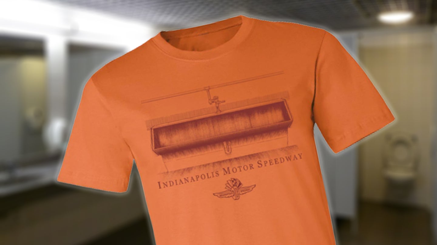 Indianapolis Motor Speedway Celebrates Its Famous Urinals With This Classy New T-Shirt