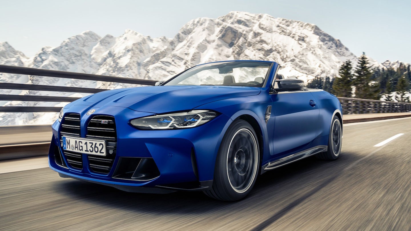 2022 BMW M4 Competition Convertible: 0-60 MPH in 3.6 Seconds, Indoors