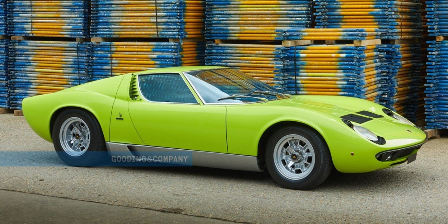 Flamboyant 1968 Lamborghini Miura P400 S Expected to Fetch $1.1 Million at Auction