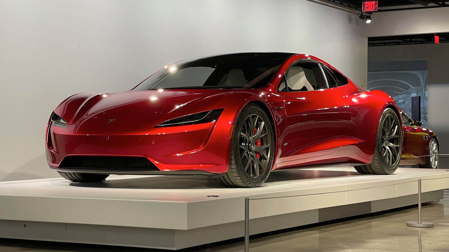 The New Tesla Roadster Prototype Is On Rare Public Display at the Petersen Museum