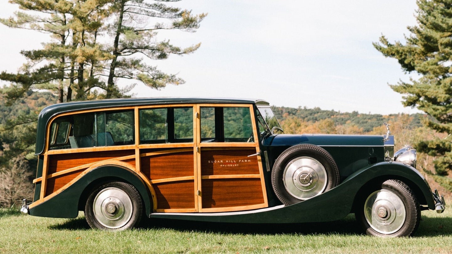 This Rare 1933 Rolls-Royce Shooting Brake Barn Find Is Looking for a New Owner