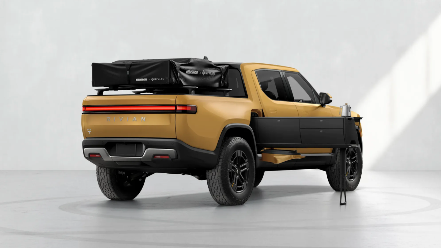 Rivian R1T Deliveries Pushed Back to July, But Look at These Cool New Camping Accessories