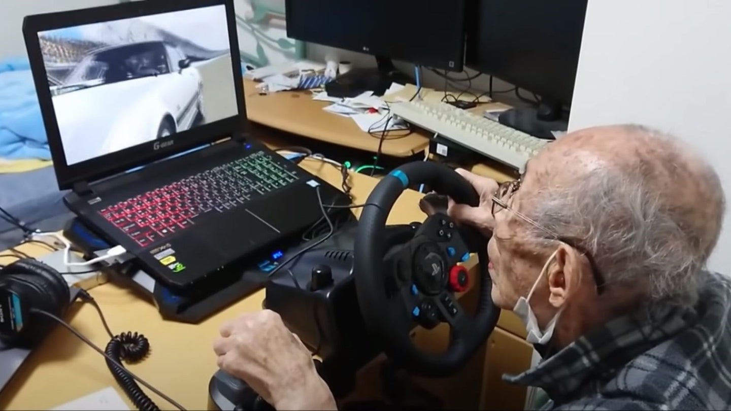 93-Year-Old Gearhead Streams Racing Games on YouTube While Reliving the Cars of His Past
