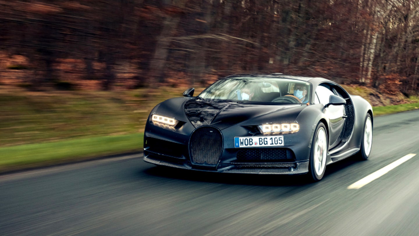 Bugatti Chiron Prototype Retires After 8 Years, 46K Miles and Getting Blasted By a Jet Afterburner