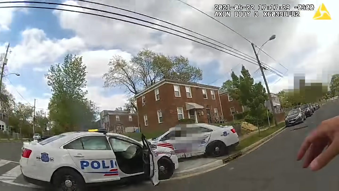 Video: DC Cops’ Cruiser Drag Race Ends in Crash and Reckless Driving Charges