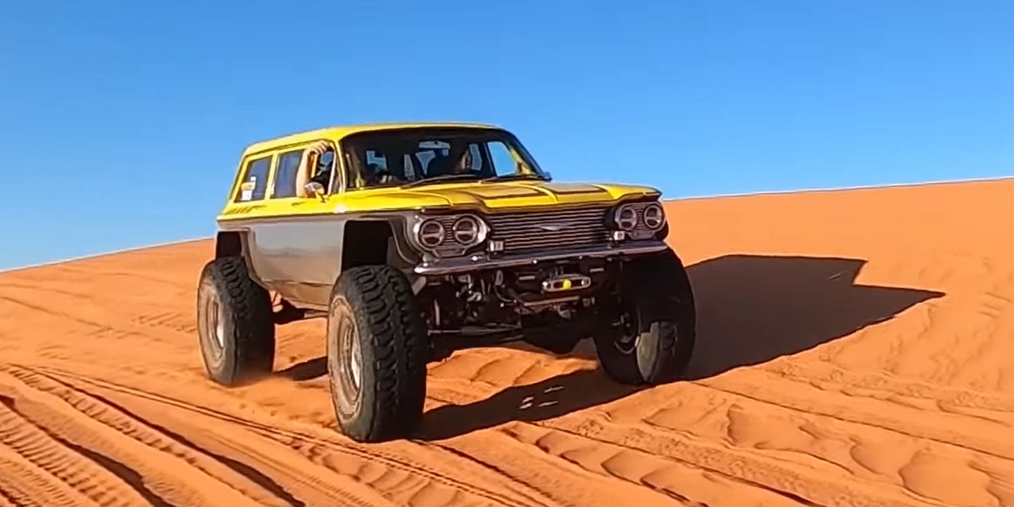That Lifted Chevy Corvair Wagon Built for Off-Road Recoveries Is Finally Finished