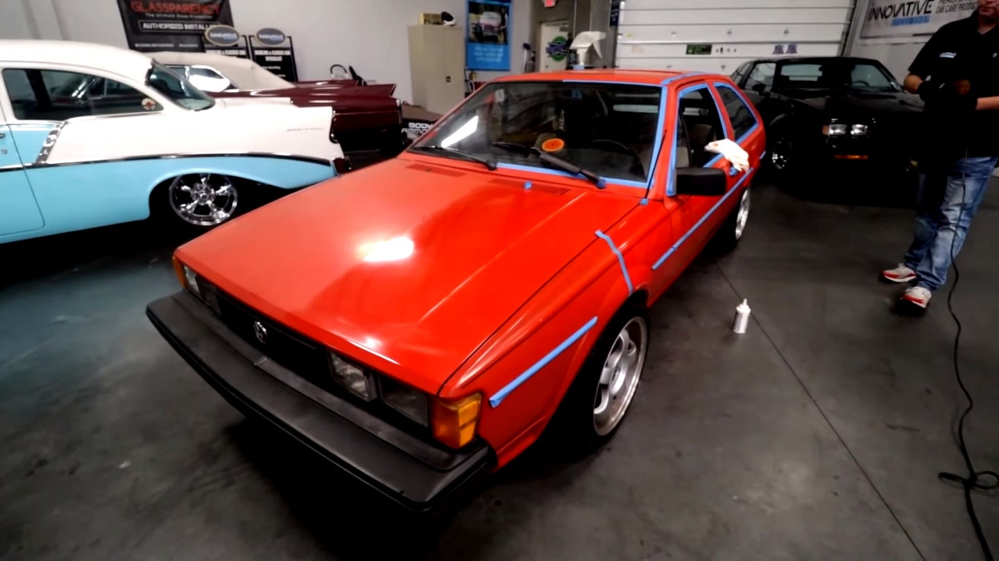 Watch Single-Stage Car Paint Come Back to Life After 37 Long Years