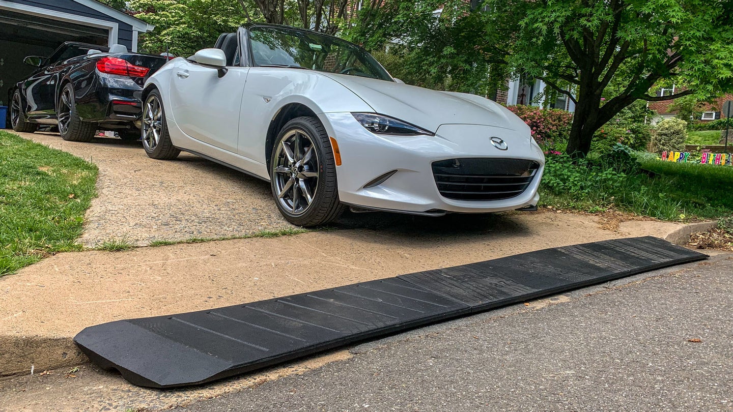 Will the BRIDJIT Three-Piece Expandable Curb Ramp Keep Our Bumpers Safe?