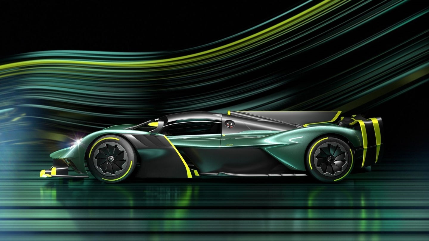Aston Martin Valkyrie AMR Pro Revs to 11,000 RPM and Pulls Over 3Gs