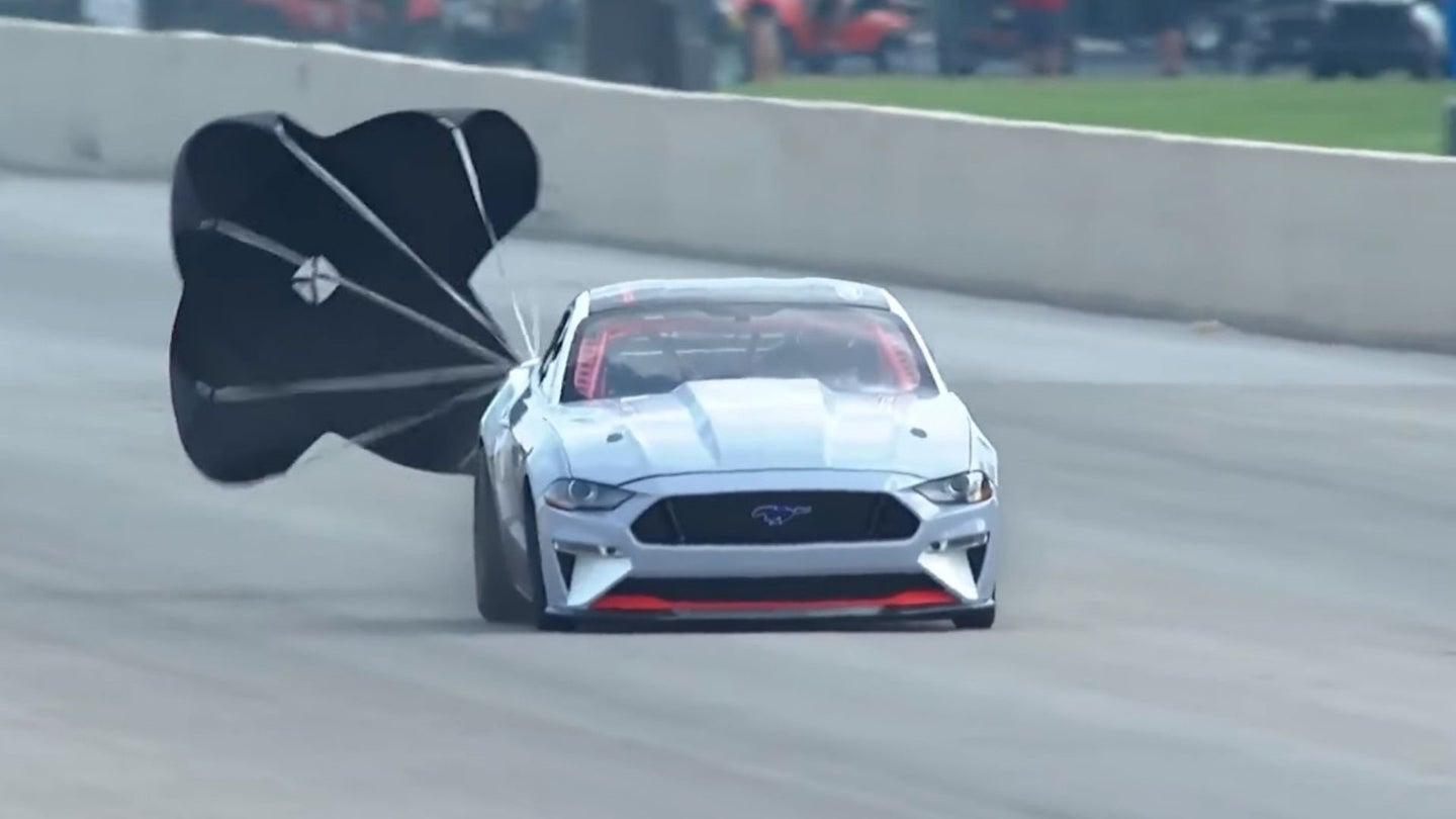 All-Electric Mustang Cobra Jet 1400 Roasts the Quarter-Mile With a New NHRA Record