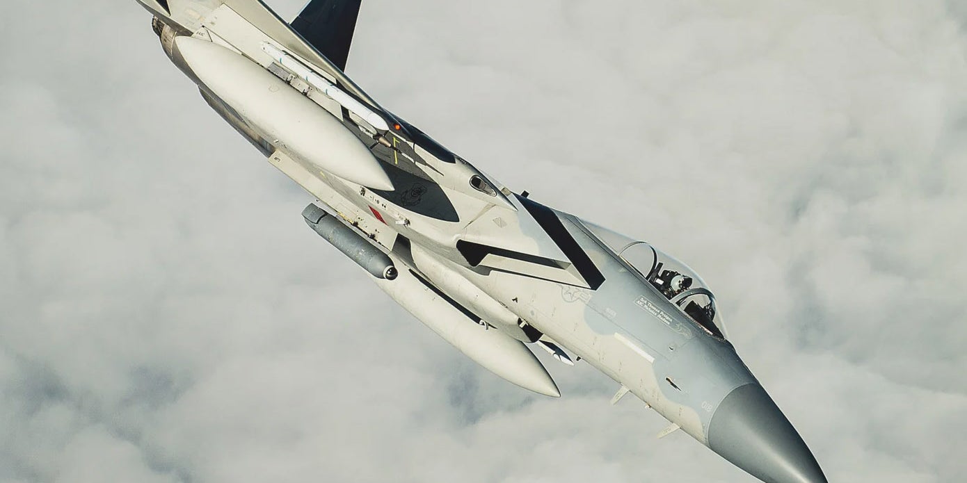 Infrared Search And Track Pods Spotted On USAF F-15 Eagles Based In Japan