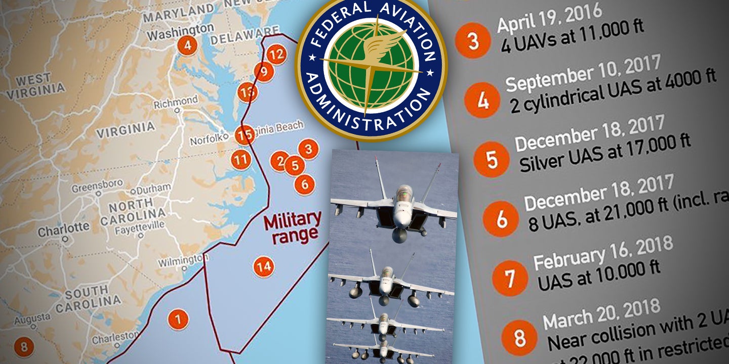 FAA Data Shows Strange Pattern Of Military Encounters With Unidentified Aircraft