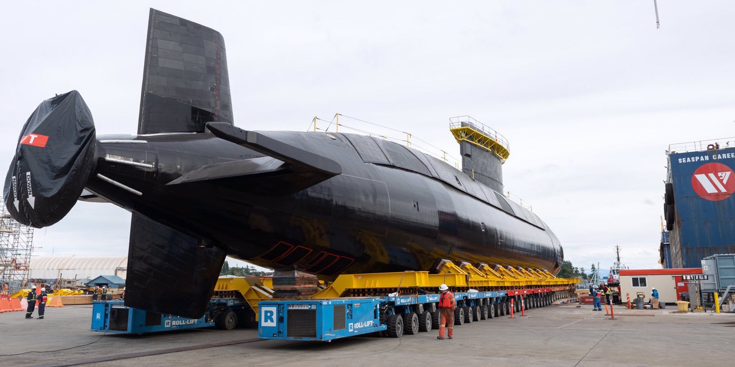 Canadian Submarine Bedeviled By Accidents For A Decade Is Finally Back In The Water