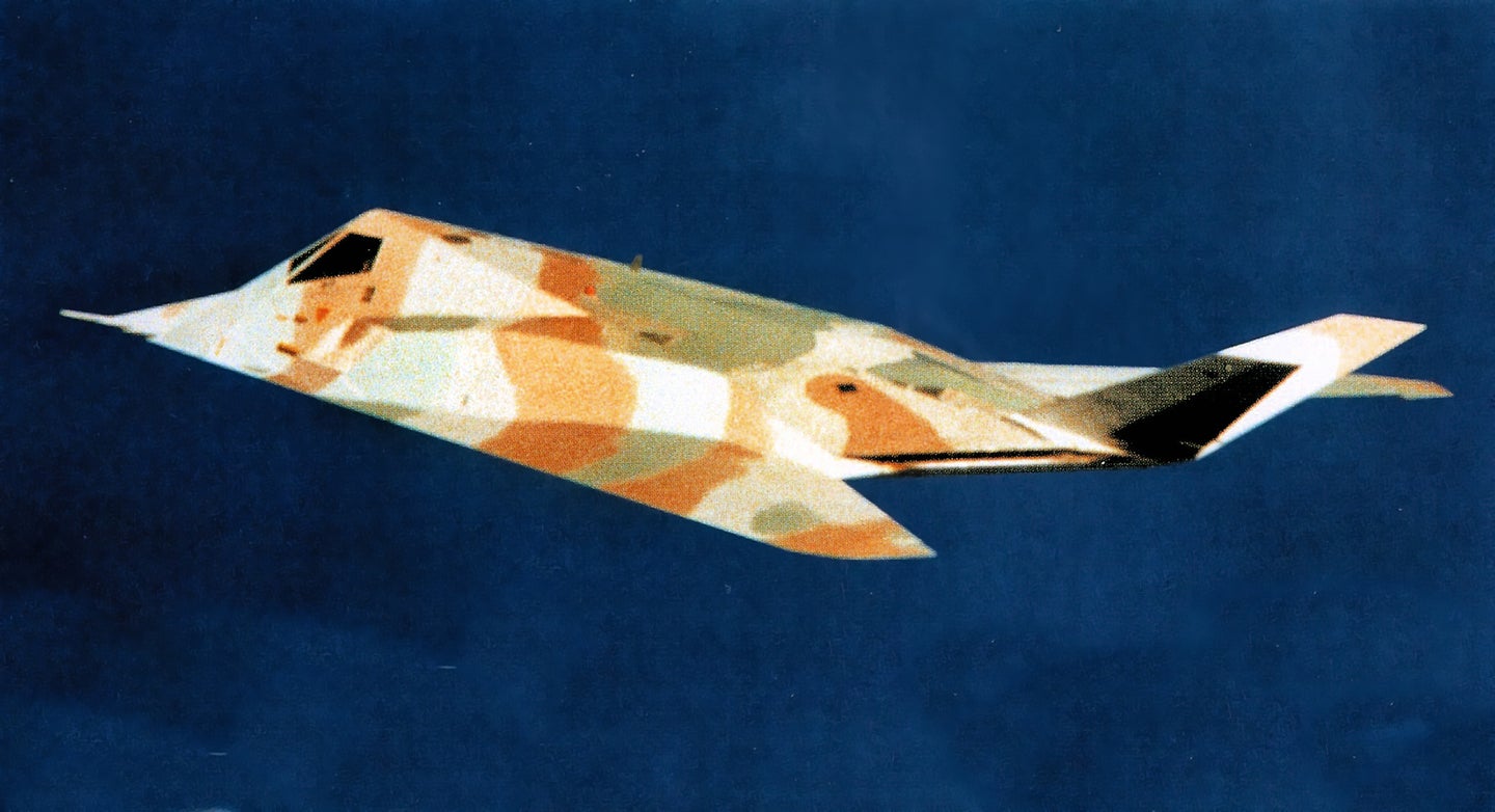 Why The F-117 Made Its First Flight In Pastel Camouflage 40 Years Ago Today