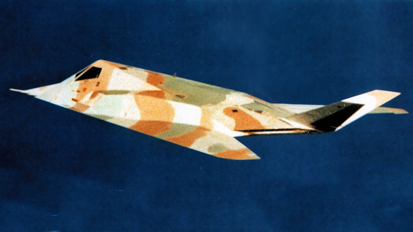 Why The F-117 Made Its First Flight In Pastel Camouflage 40 Years Ago Today