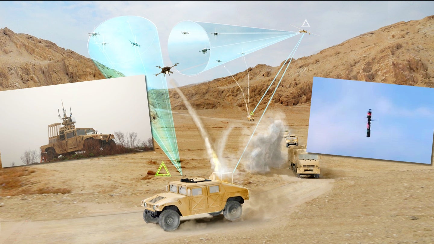DARPA’s Interceptor Drone Shoots “Stringy Streamers” To Drop Enemy Drones