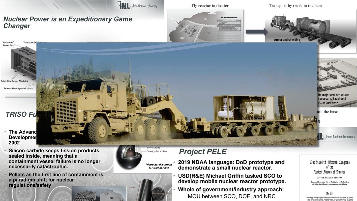 The Military&#8217;s Mobile Nuclear Reactor Prototype Is Set To Begin Taking Shape