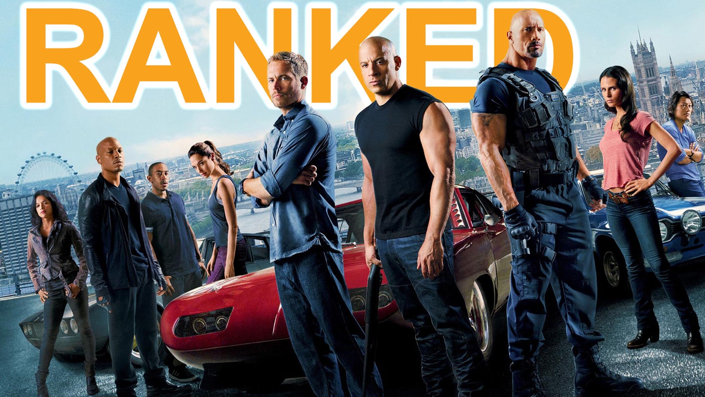 All But One of The Fast and the Furious Films Ranked