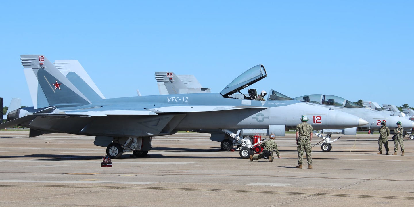 U.S. Navy Adversary Unit Reveals Super Hornet Masquerading As Russia&#8217;s Top Fighter