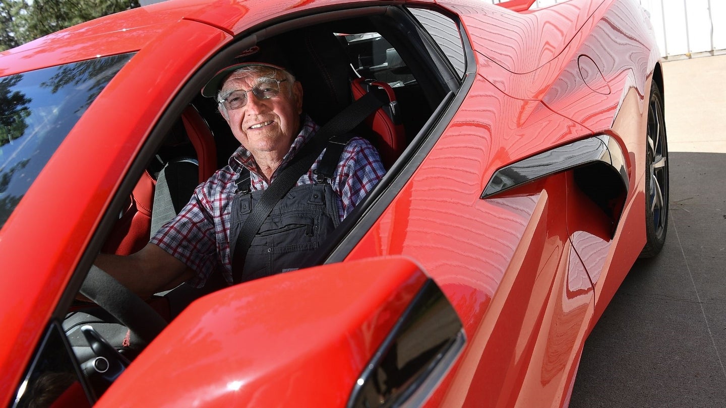 87-Year-Old Car Nut Finally Gets the New Chevy Corvette He’s Always Wanted