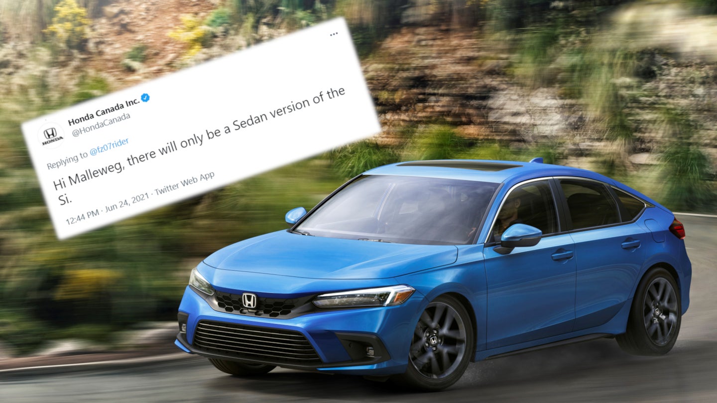 The 2022 Civic Si Might Only Live on as a Sedan