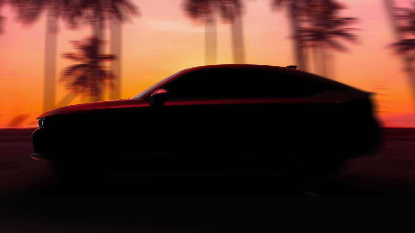 2022 Honda Civic Hatchback Teased, and It&#8217;ll Debut on June 23