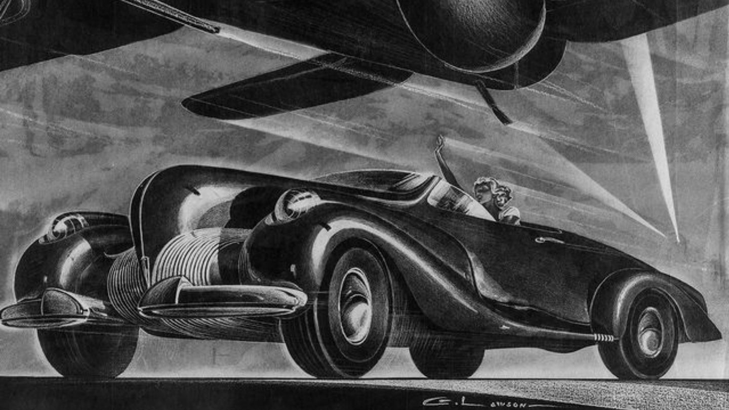 Take a Peek Inside Legendary Designer Harley Earl’s Scrapbook of Car Sketches