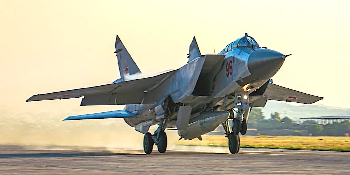 Russian MiG-31s Armed With Anti-Ship Ballistic Missiles Join Tu-22M3 Bombers In Syria