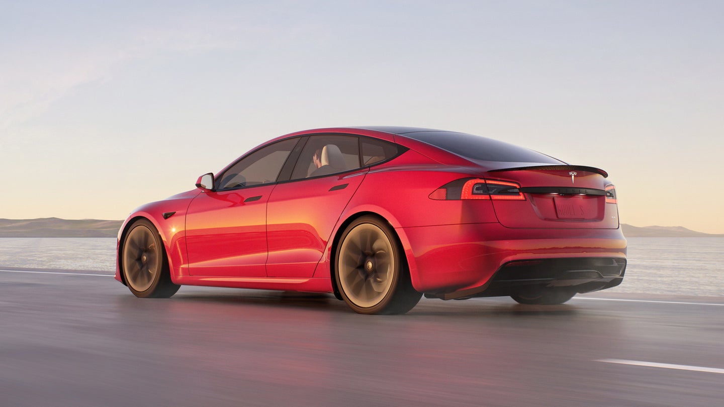 Jay Leno Confirms Tesla Model S Plaid Set a Production Car Quarter Mile Record