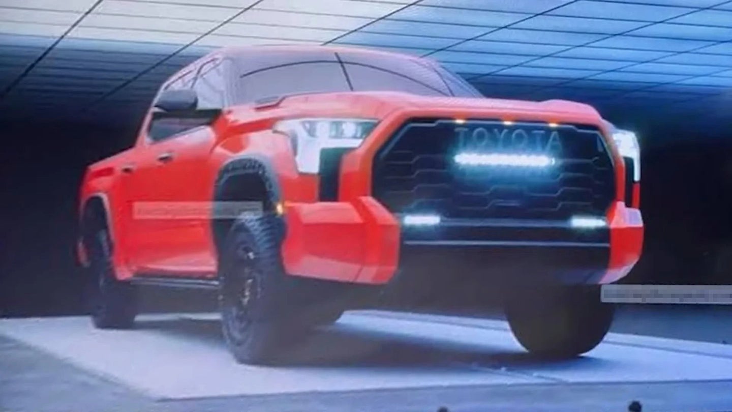2022 Toyota Tundra TRD Pro Revealed in Leaked Dealer Shots