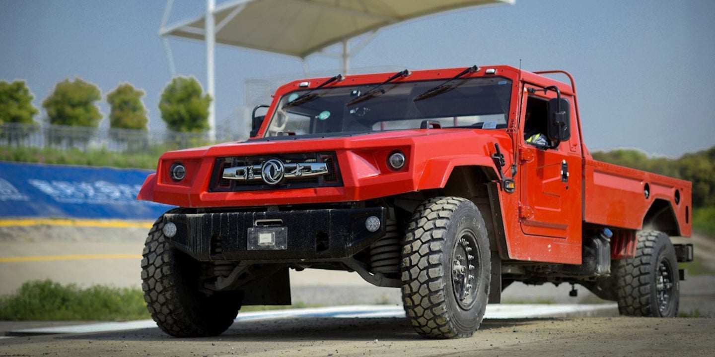 China’s Got Its Own Hummer H1 Now With the Dongfeng Warrior M50