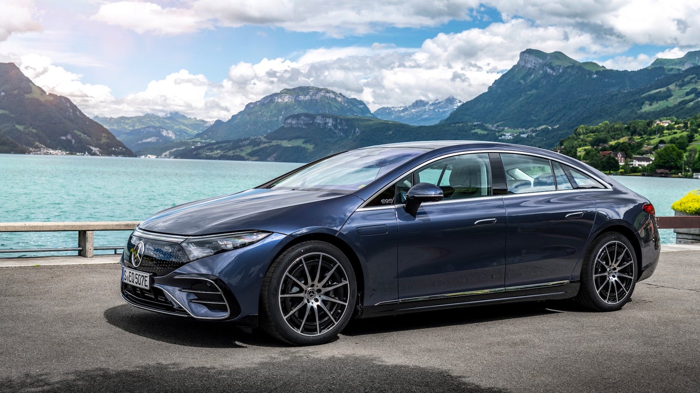 The new EQS from Mercedes-EQ: Press Test Drive, Switzerland 2021