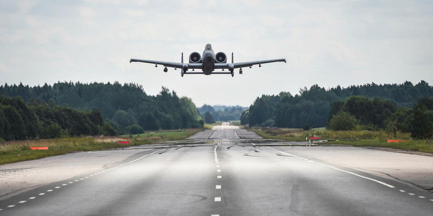 A-10 Warthogs Are About To Operate From A U.S. Highway For The First Time