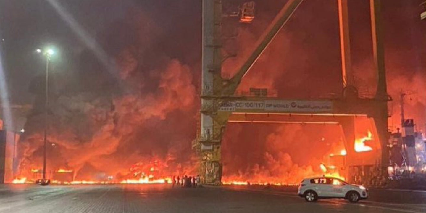 Huge Explosion Rocks Dubai&#8217;s Jebel Ali Port Sparking Large Fire (Updated)