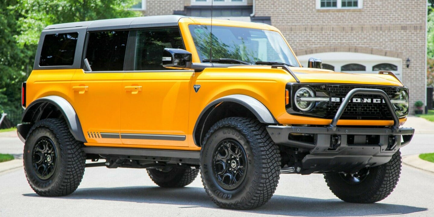 A Used 2021 Ford Bronco Is Already Over $100K on eBay