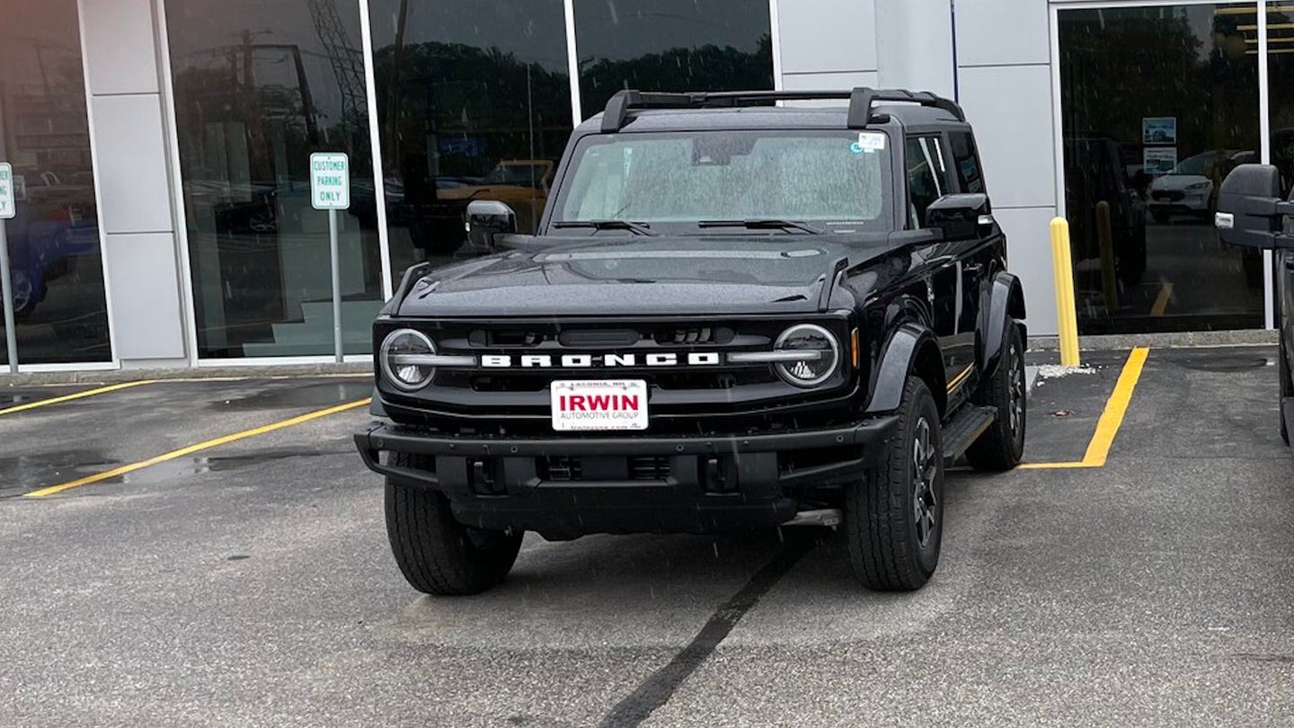 Yes, This Is Really the Ford Bronco’s Front License Plate Mount