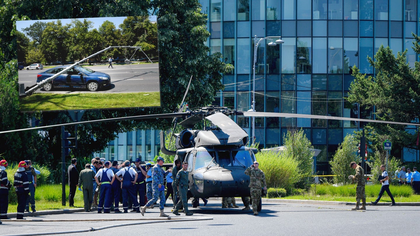 Black Hawk Helicopter Makes Emergency Landing