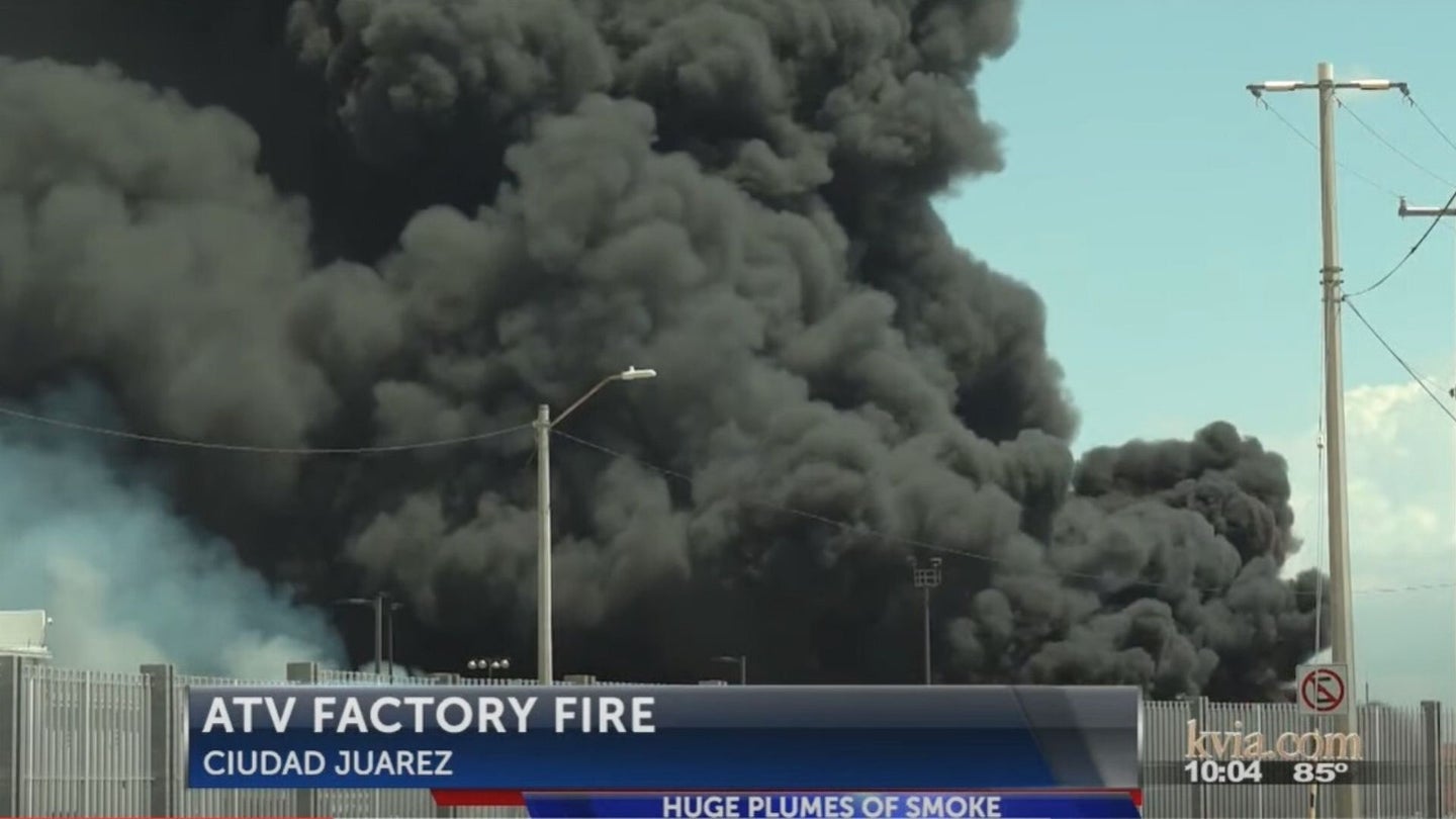 Massive Fire at Can-Am Warehouse Torches Tons of ATVs