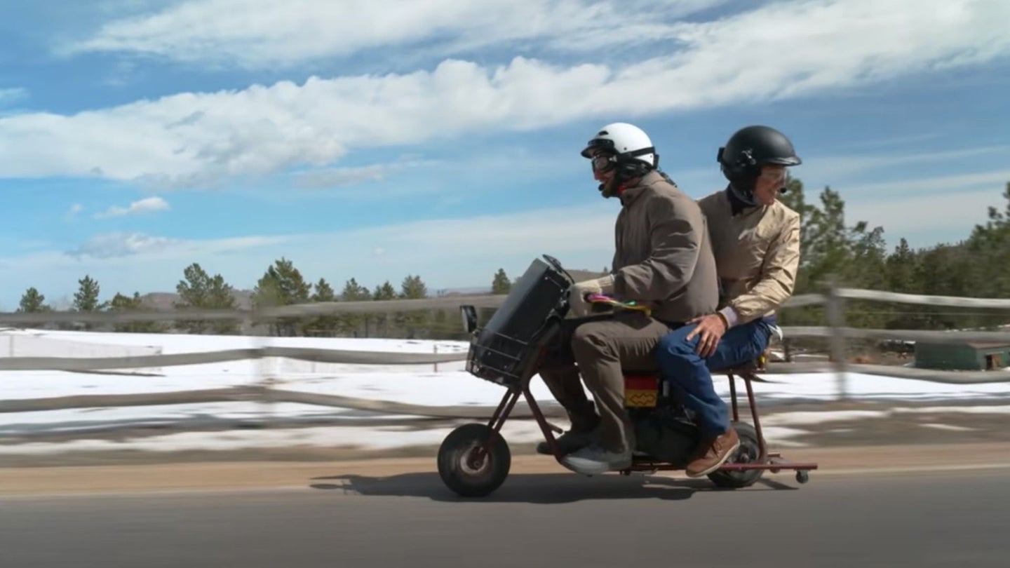 A Couple of Dudes Recreate All the Mini Bike Scenes from <em>Dumb and Dumber</em>