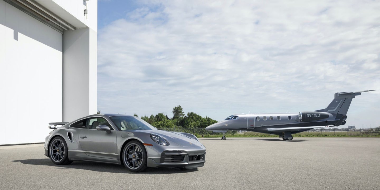 Porsche and Embraer Deliver First Private Jet ‘Duet’ With Matching 911 Turbo S