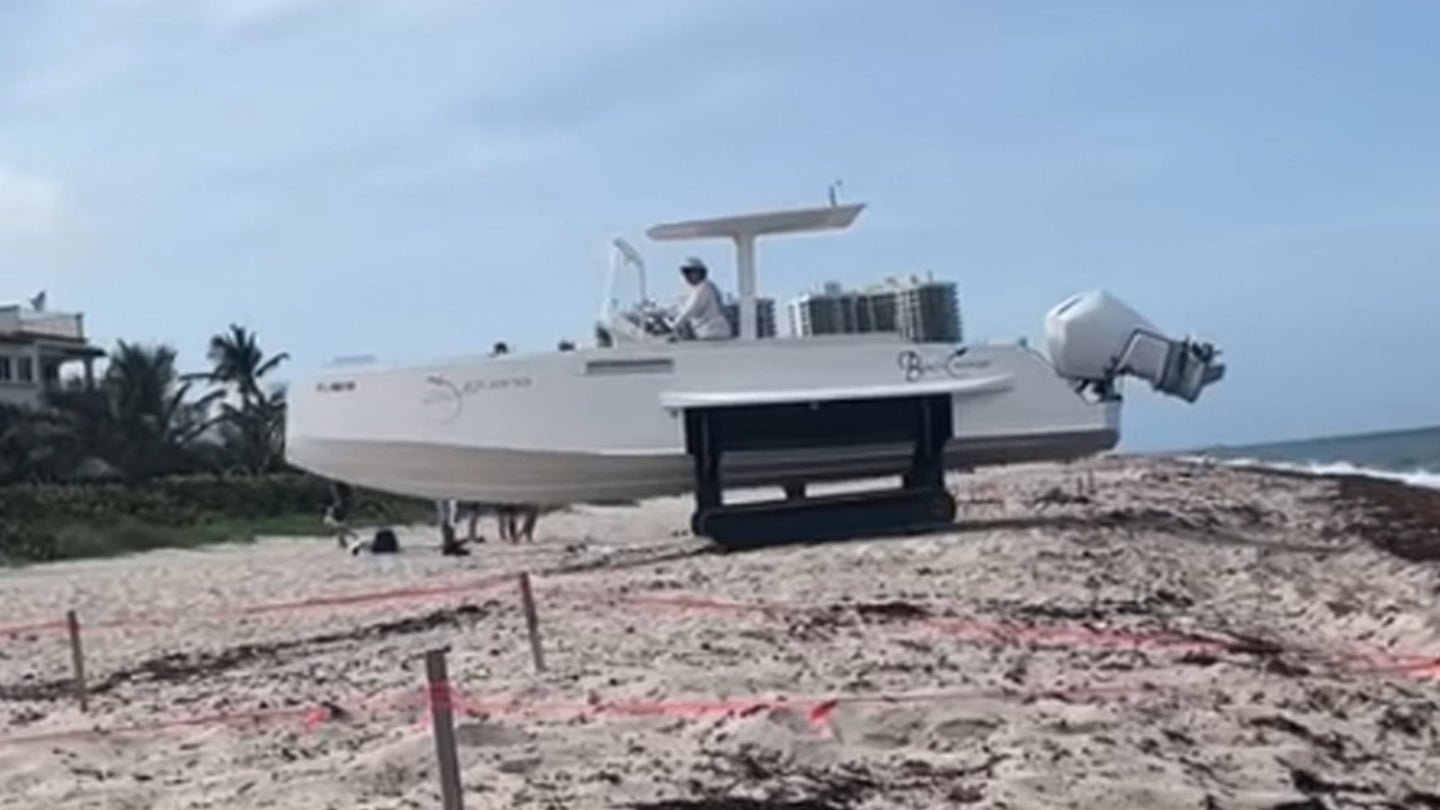 This Boat With Pop-Out Tank Tracks Is Some Real Brain Genius Stuff