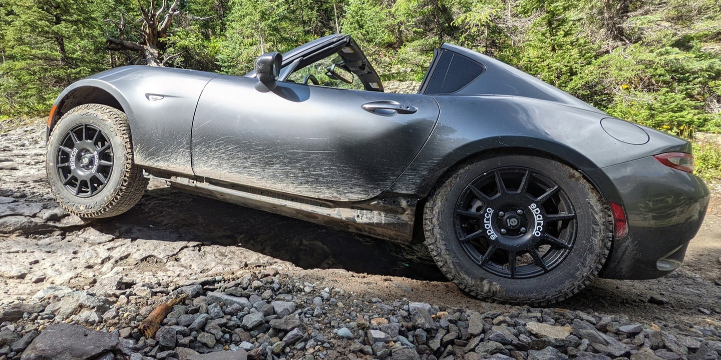 This Mazda Miata Climbed a Colorado Jeep Trail on Stock Suspension With No Spotters