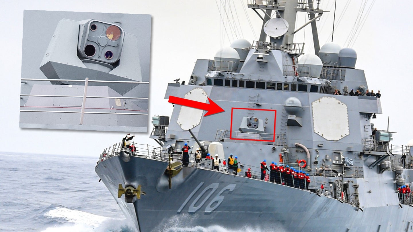 Here’s Our Best Look Yet At The Navy’s New Laser Dazzler System